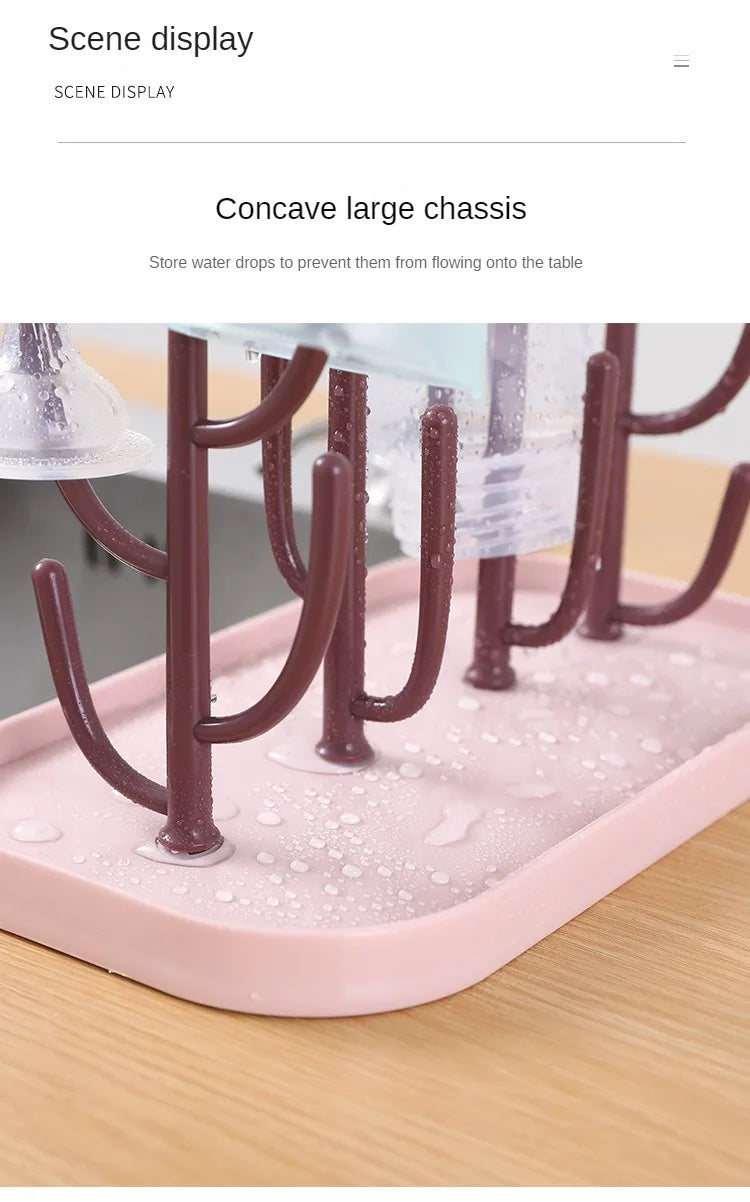 Baby Feeding Bottle Drain Rack Nipple Feeding Cup