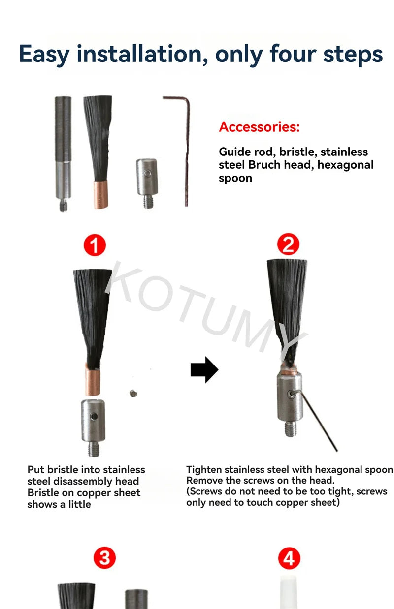 220v Welding Bead Processor Stainless Steel Brush Type