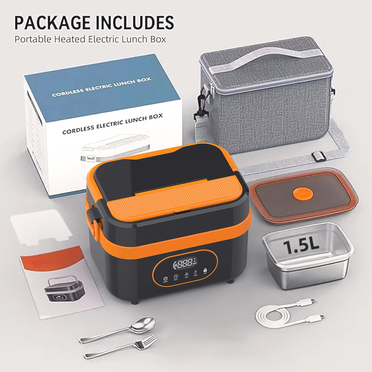Gison Electric Heated Lunch Box Food Warmer 5l