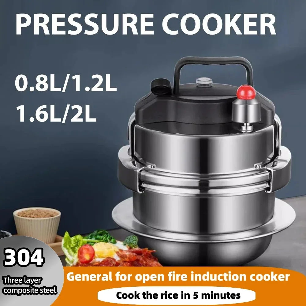 Universal Mini Stainless Steel Pressure Cooker Gas Induction
