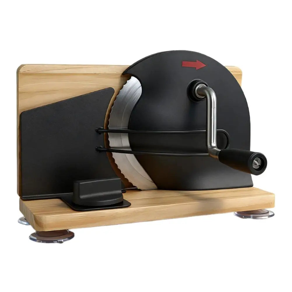Hand Crank Bread Slicer 5-20mm Adjustable Thickness -