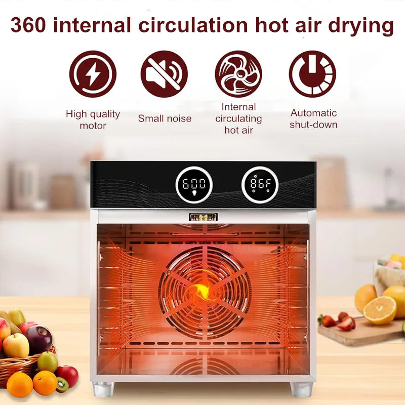 Smart Knob Food Dehydrator Multi-Function Pet Snacks &