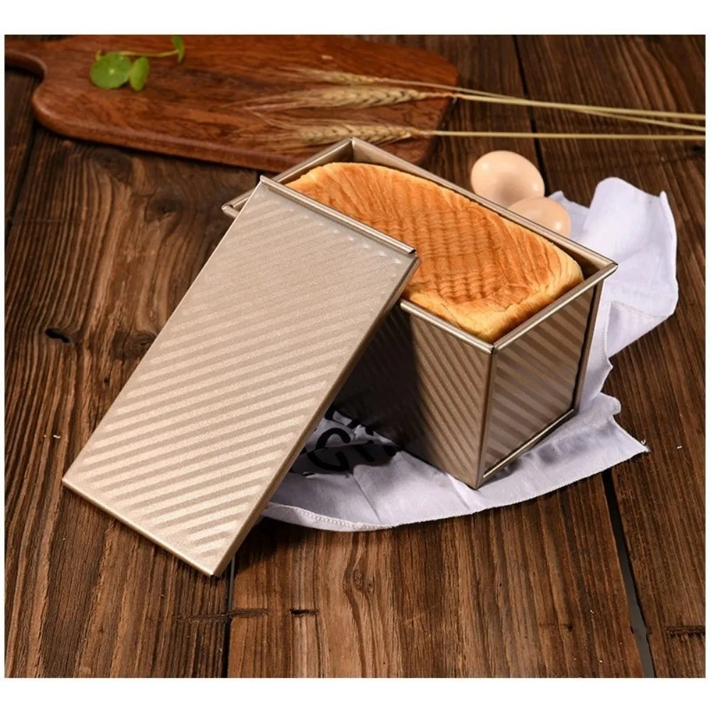 Carbon Steel Loaf Pan Rectangle Shape Cover Bread