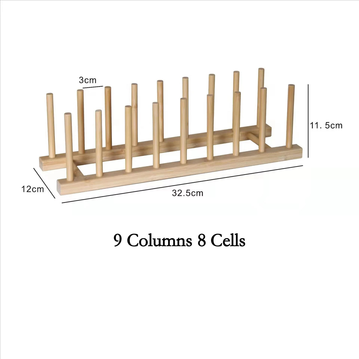 Diy Locker Bamboo Drain Rack Wooden Plate Rack