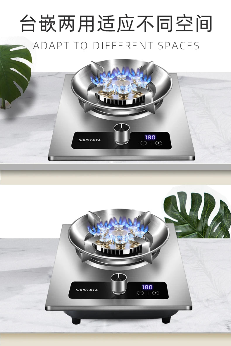 Built-In Kitchens Cookers Gas Stove Stove Stainless Steel