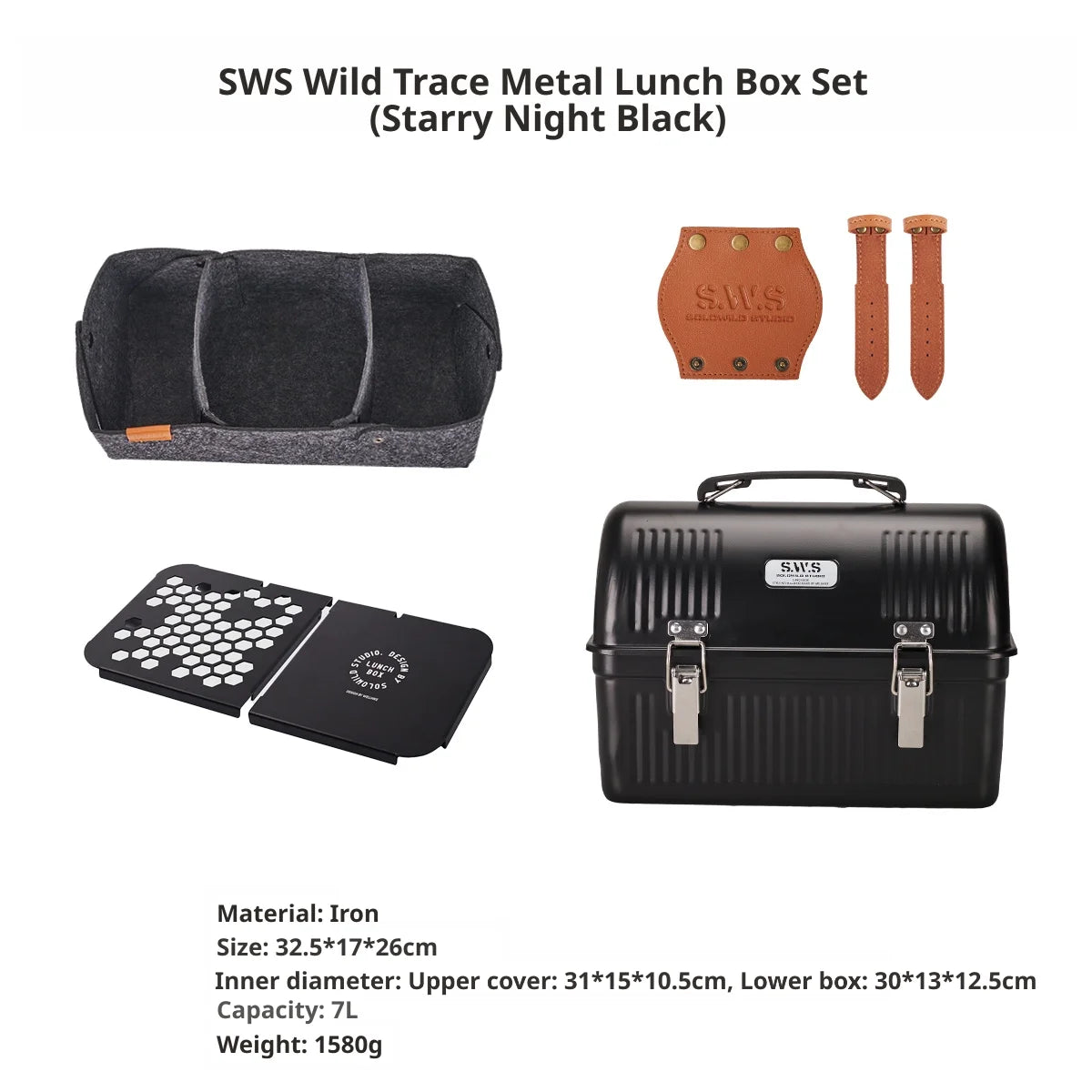 Wellhike- Outdoor Sws Wild Trace Metal Lunch Box