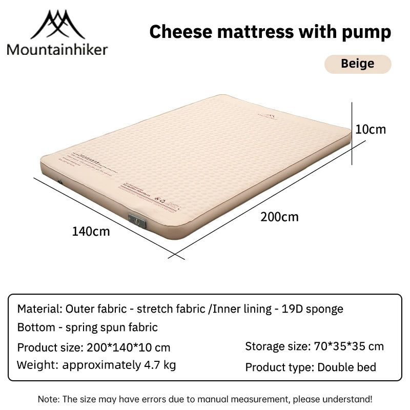 Mountainhiker Upgrade Inflatable Mattress 10cm Thick Sleeping Pad