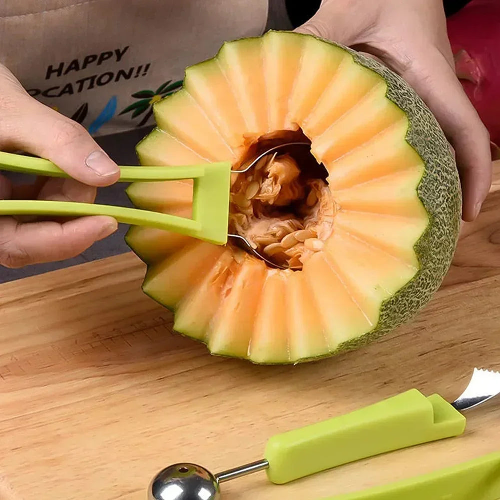 In Melon Cutter Scoop Fruit Carving Knife Fruit