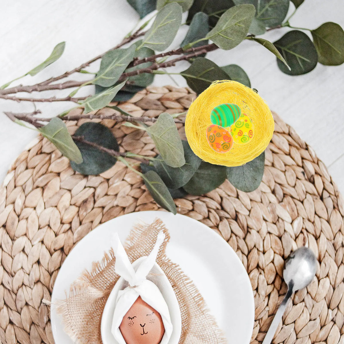 4pcs Thickened Jute Handmade Bird Nest Parakeets Finches
