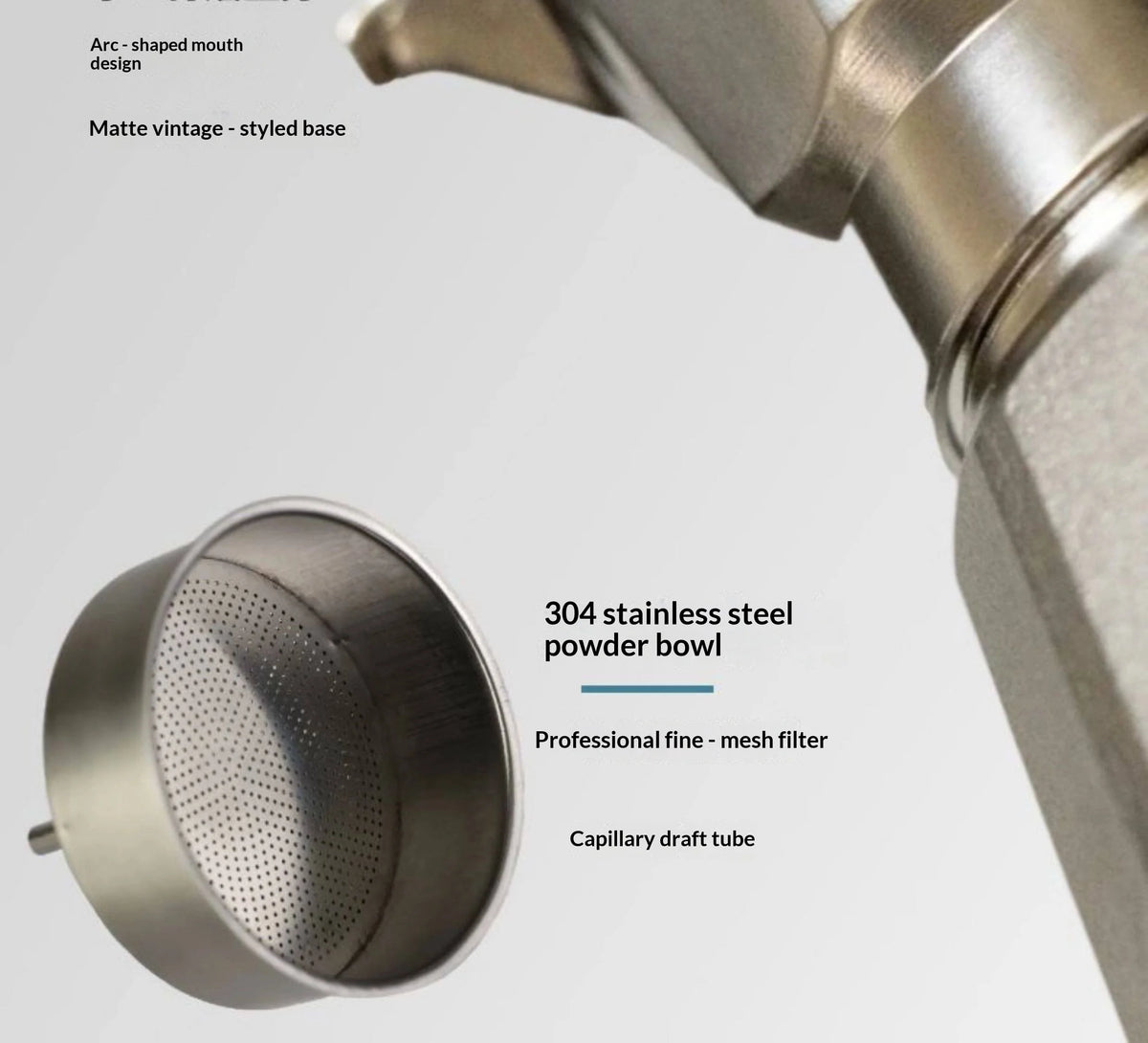 Colbro Moka Pot Stainless Steel Double Valve Triple