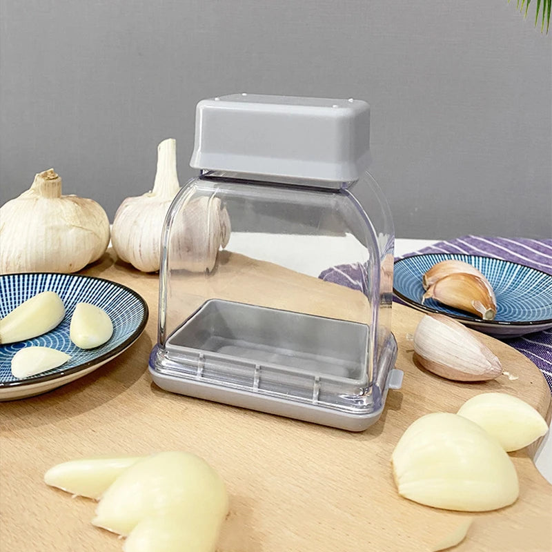Pressing Garlic Grinding Grater Cutter Cooking Garlic Peeler