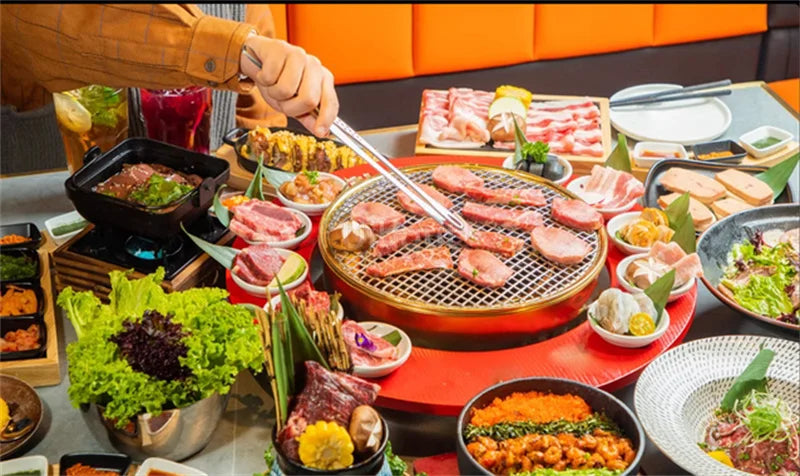 15 To 60cm Smooth Barbecue Round Hole Cooling