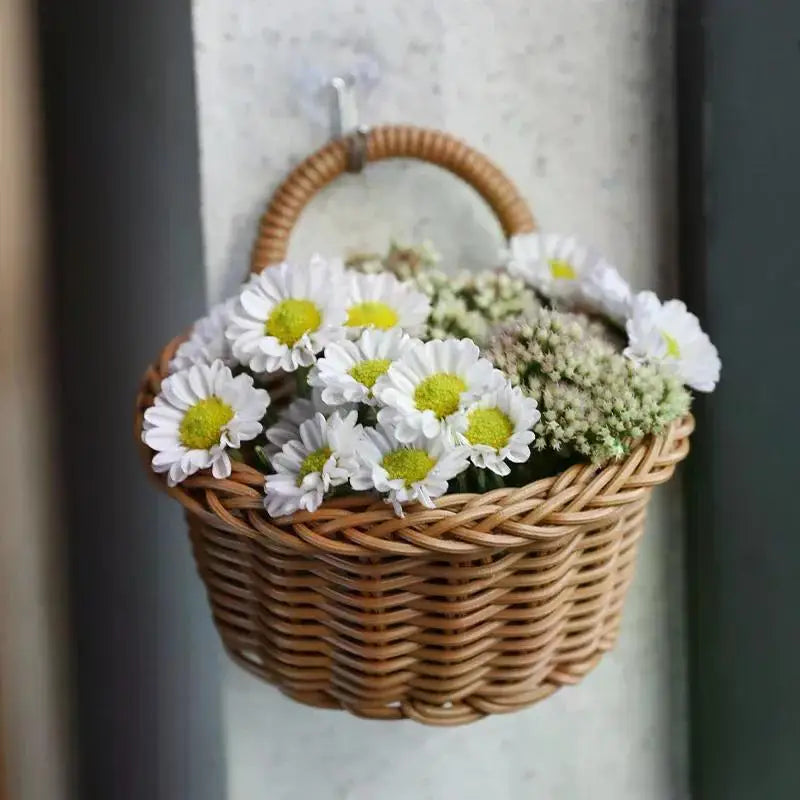 Organizer Wall Hanging Storage Basket Woven Basket Decorative