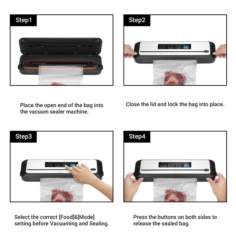 Inkbird 3rd Vacuum Sealer Starter Kit -80kpa Strong