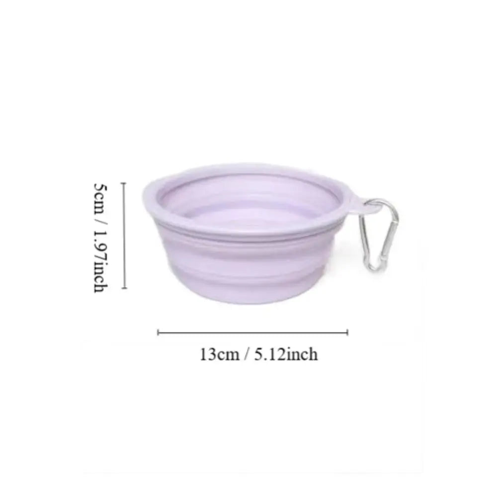 Collapsible Dog Bowl Multipurpose 350ml Large Capacity Puppy