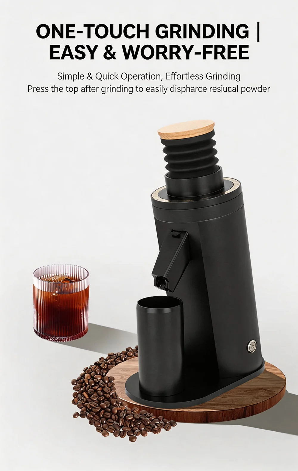 Lx Nb64 Air Dose Coffee Grinder 64mm Titanium