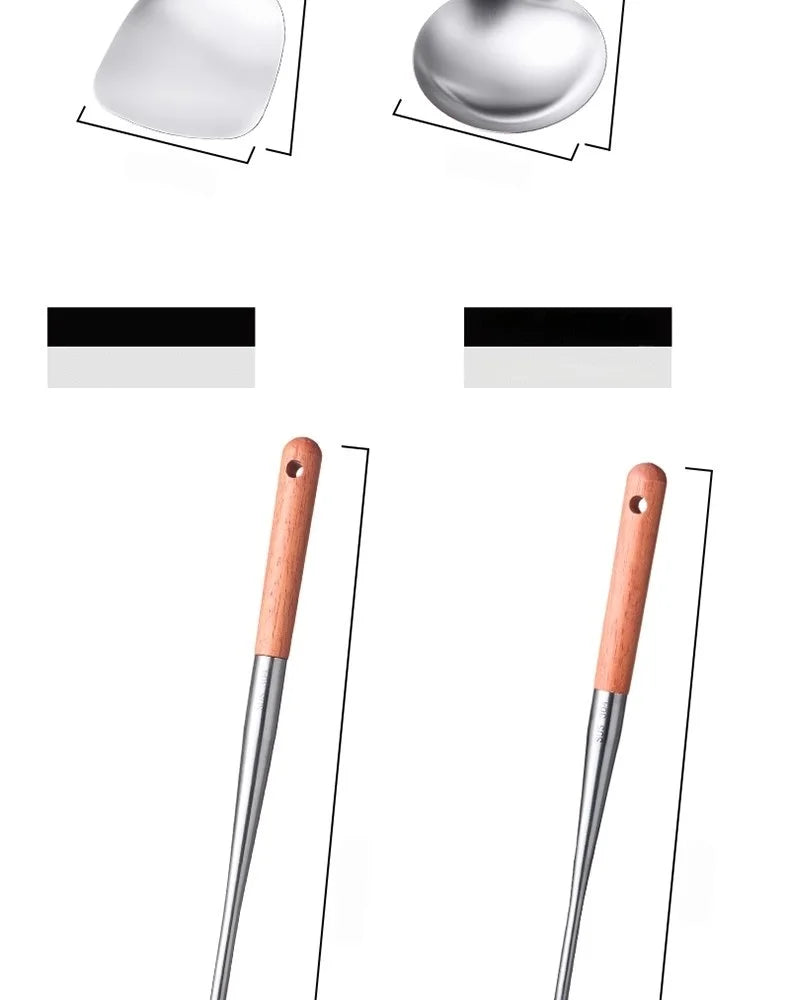 Gianxi Stainless Steel Spatula Spatula Spoon Cooking Utensils