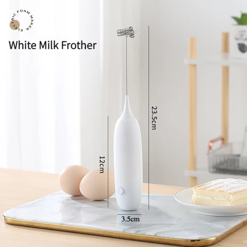 1pc Battery Model Handheld Egg Beater Froth Mixer