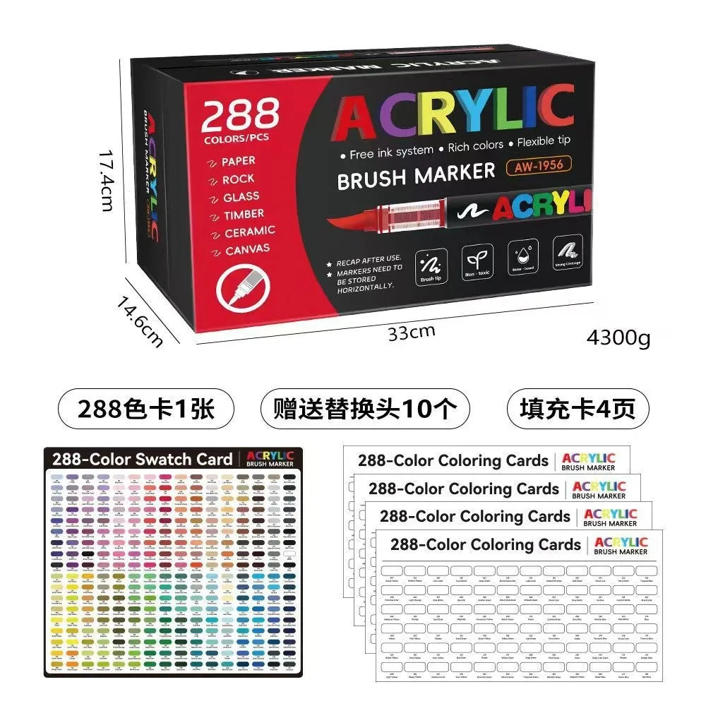 12-418 Colors Brand Upgrade Soft Brush Tip Acrylic