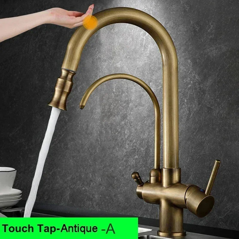 Ways Touch On Filter Faucets Of Pull Down