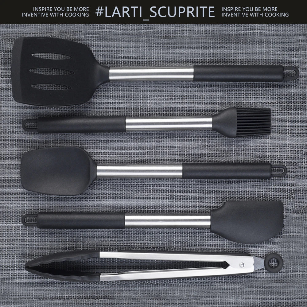 1-Pack Silicone Kitchenware Cooking Utensils Spatula Turner
