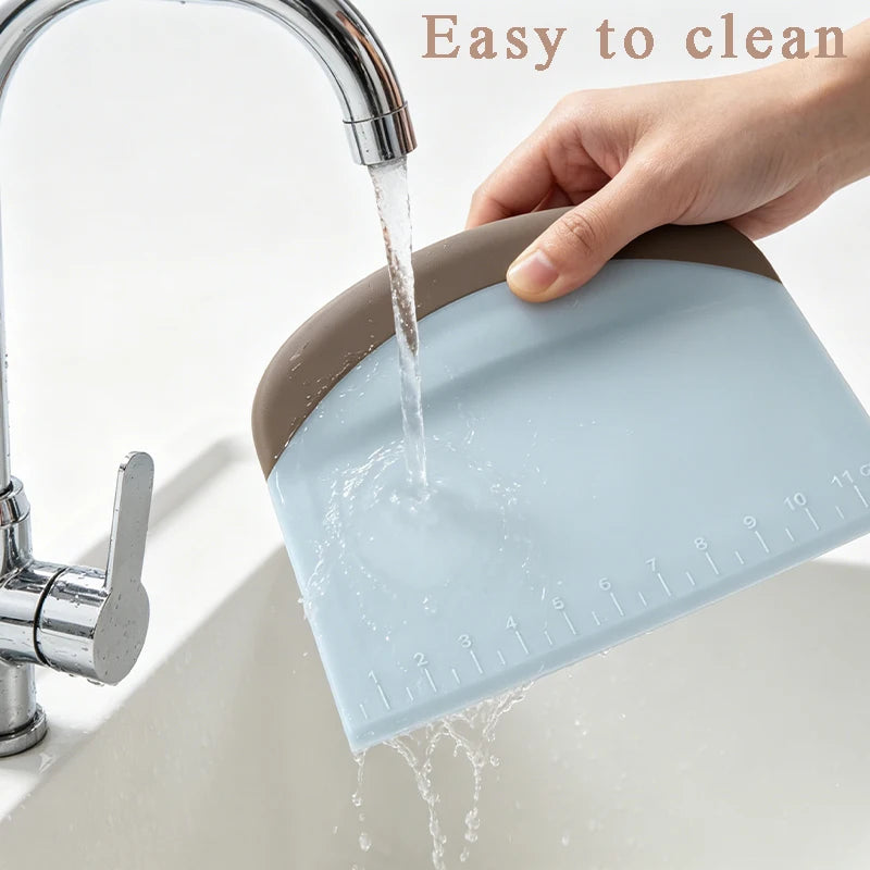 1/2pcs Dough Scraper Scale Multi-Functional Bowl Bench Scraper