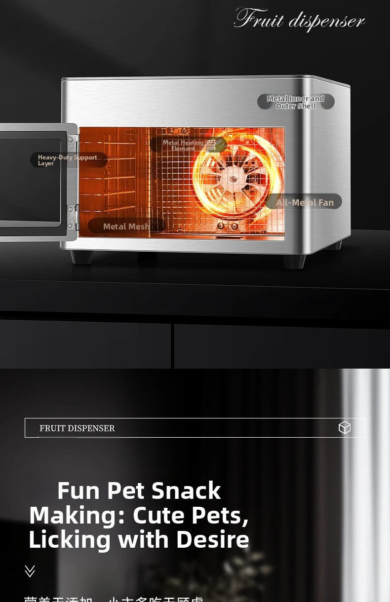 Commercial Grade 5-Layer Food Dehydrator Stainless Steel Drying