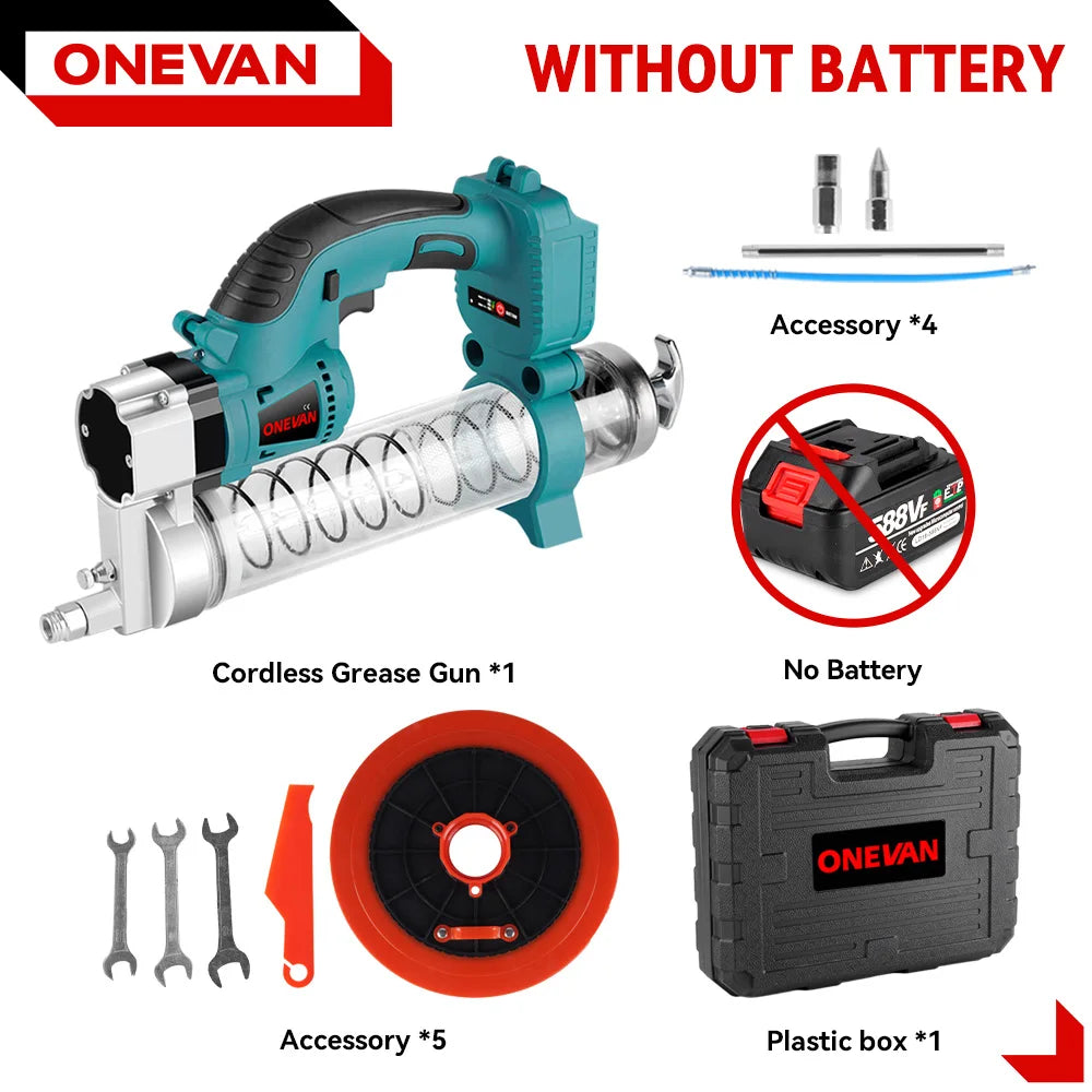 Onevan 69mpa 10000psl Electric Grease Gun Oil Injector