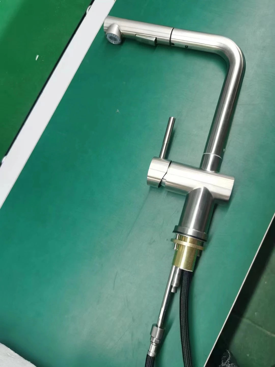 Handfree Grey Touch On Faucet Stainless Steel Cold