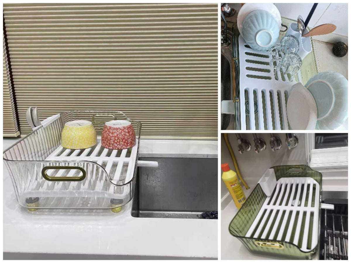 Luxury Dish Drying Rack Eco-Friendly Drainer Rack Drain