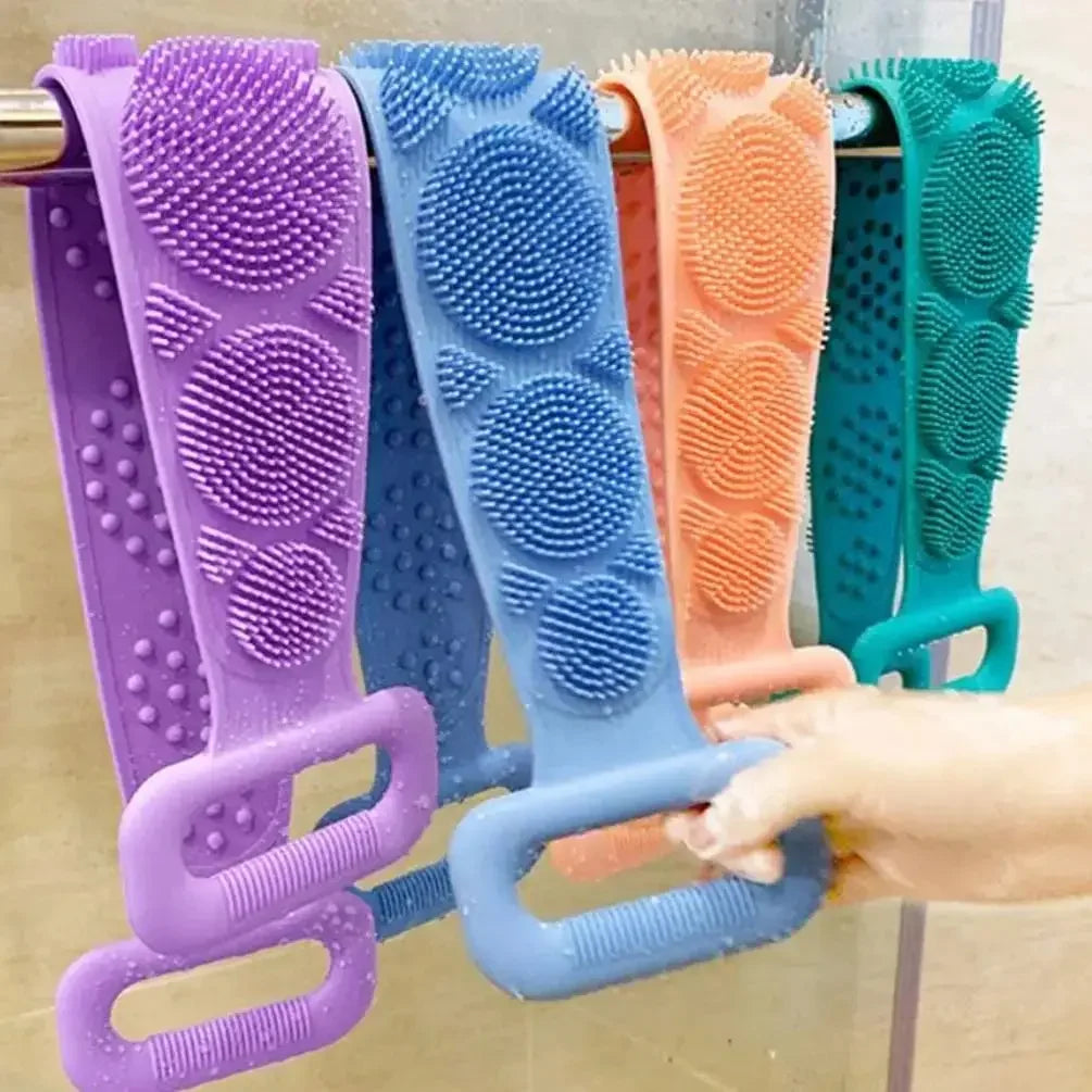 Body Sponge Silicone Back Brushes Bath Towels Scrubber