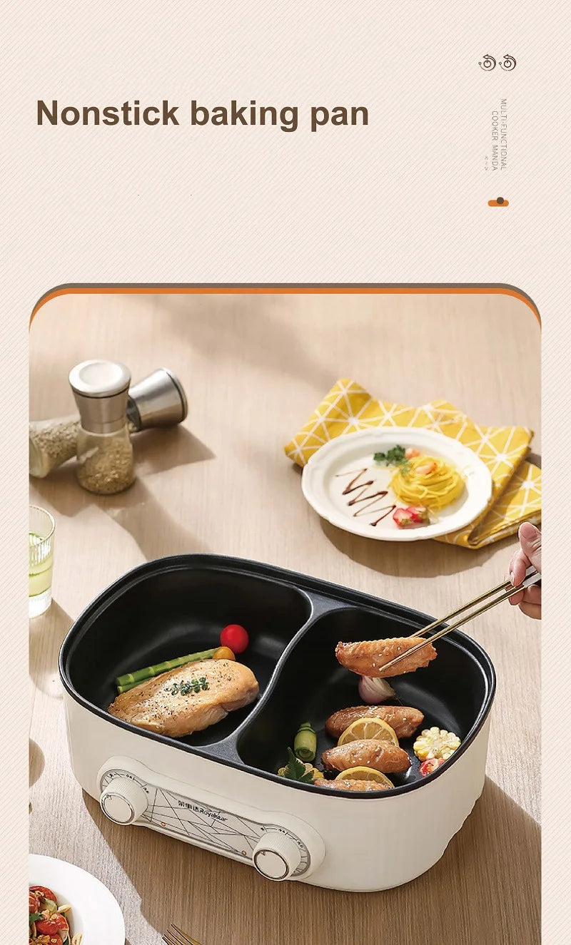 6l Double Liner Electric Pot Large Capacity Non-Stick