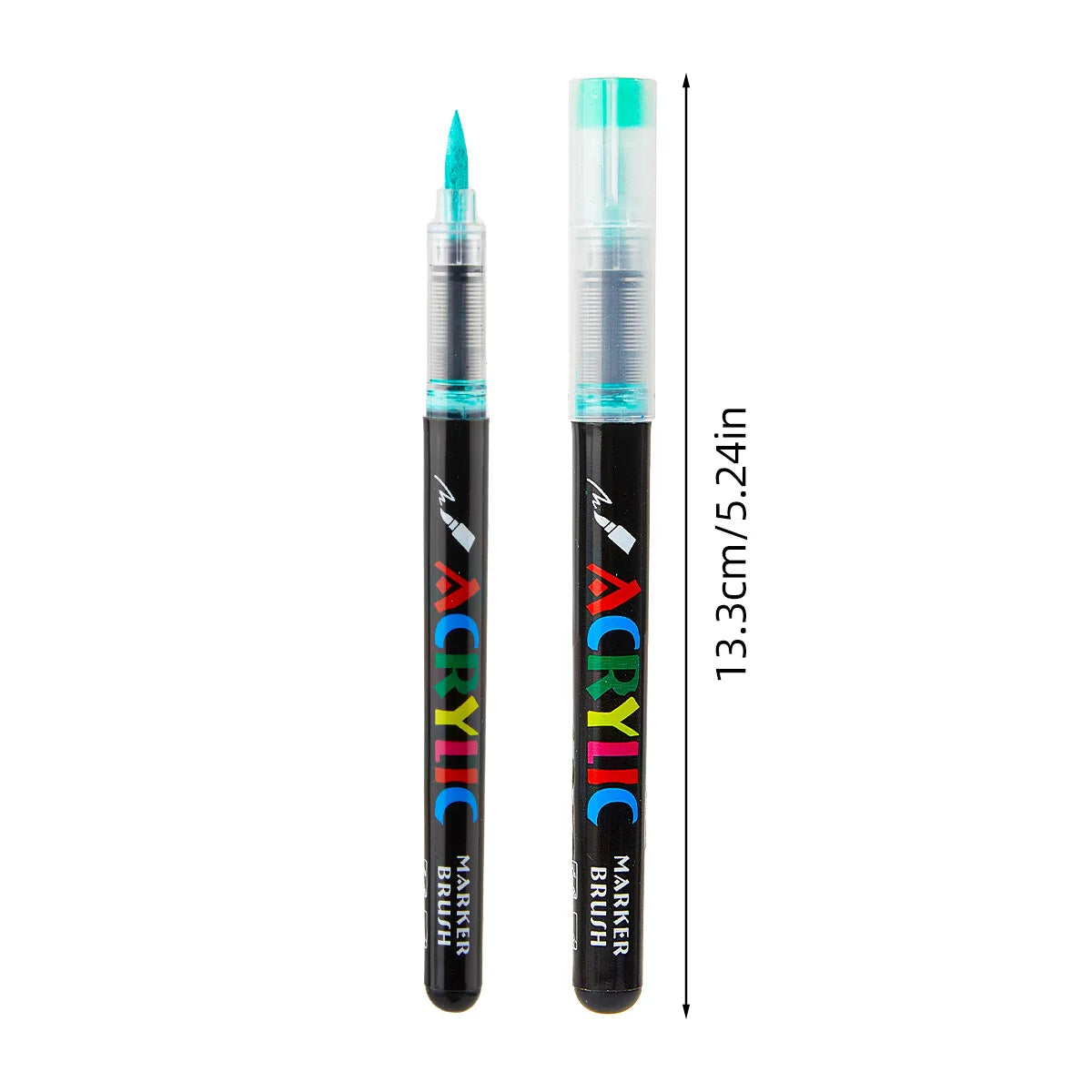 12-168 Colors Acrylic Paint Pens Markers Brush Tip