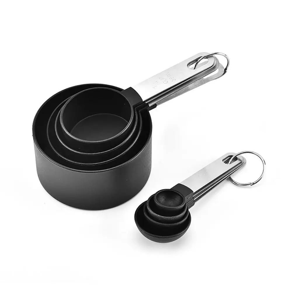 8pcs/Set Stainless Steel Handle Measuring Cups Measuring
