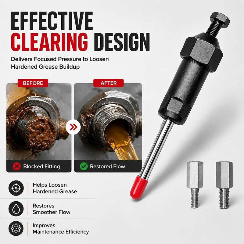Heavy Duty Grease Fitting Cleaner 600psi Hydraulic Pressure