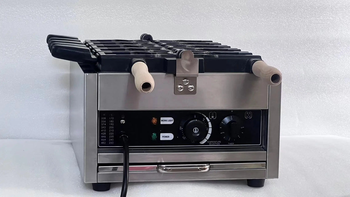 5pcs Ice Cream Taiyaki Machine Commercial Electric Fish