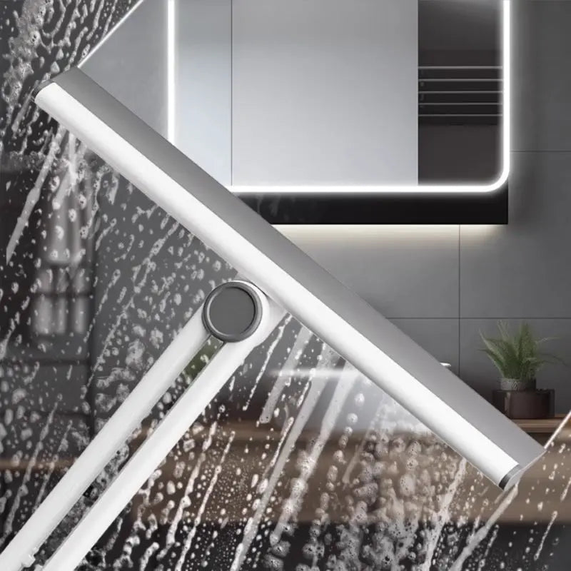 Silicone Scraper Washing Wiper Shower Squeegee Glass Clean