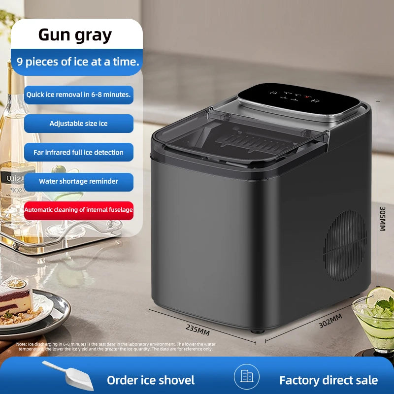 Small Ice Maker Electric 220v Multi-Functional Smart Touch