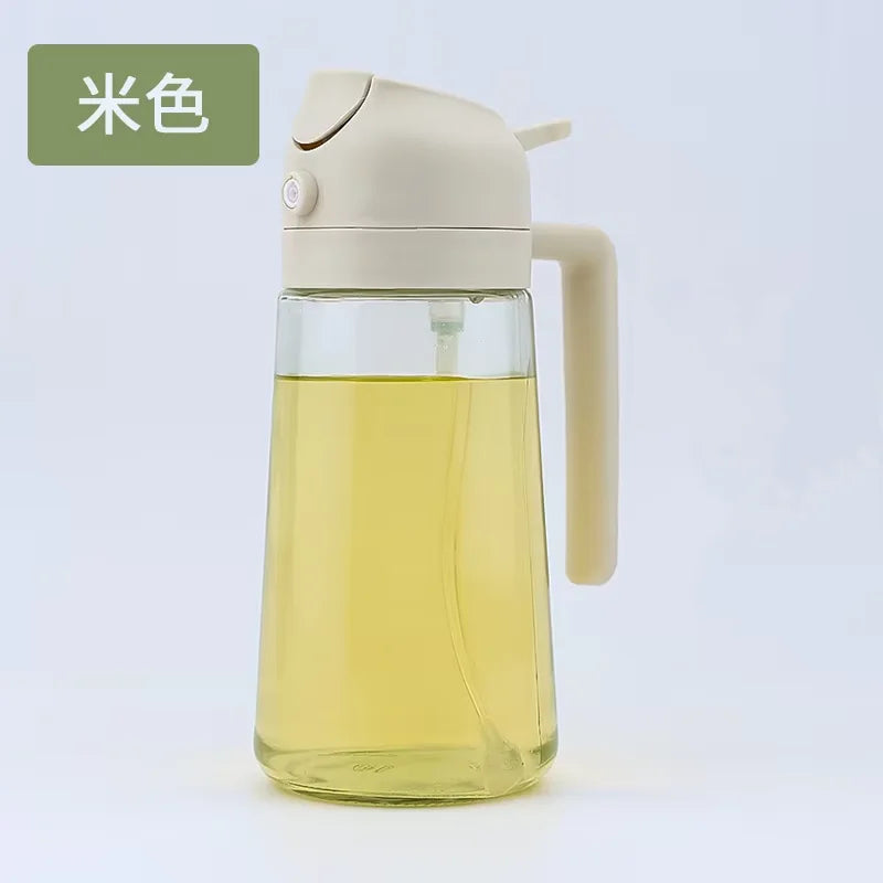 2in1 500ml Spray Oil Dispenser Oil Cruet Bottle