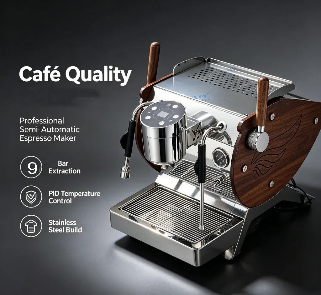 110v/220v Style Commercial Dual Nested Boiler Coffe Pub