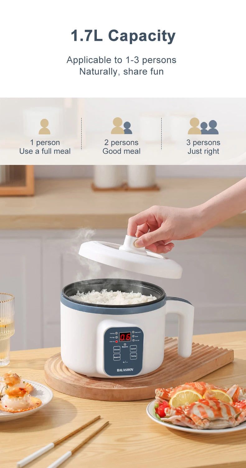 Electric Rice Cooker 110v/220v Multi Cooker Double Layer