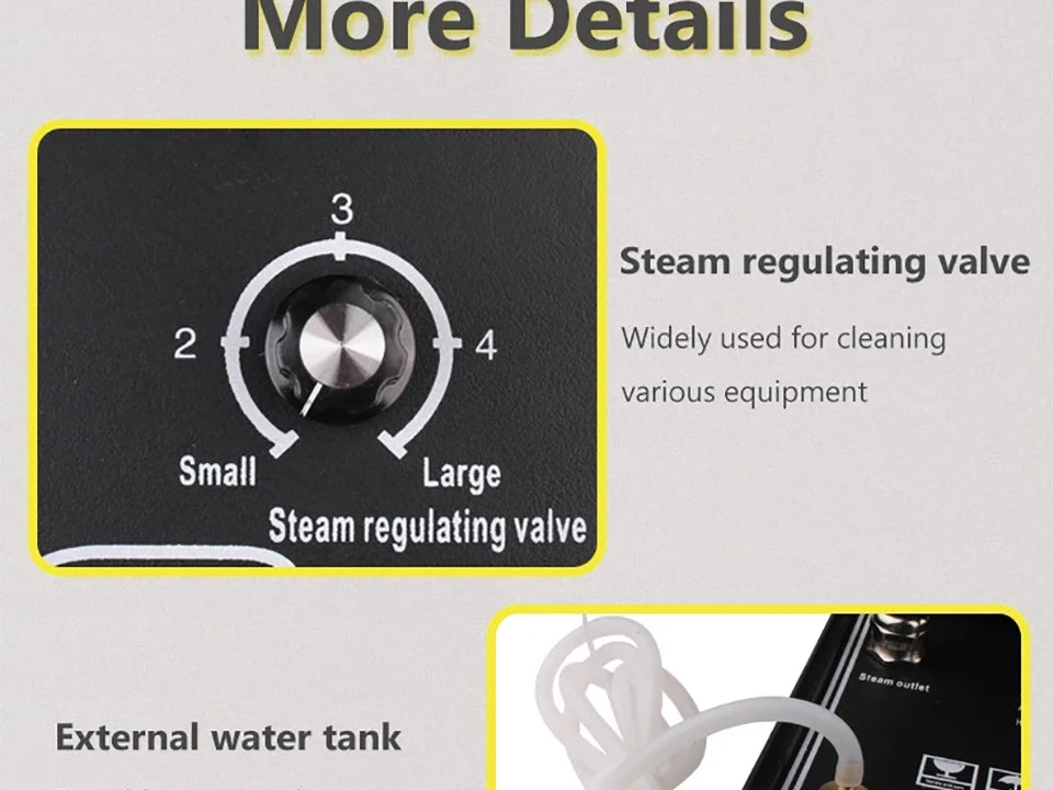 1500w High Pressure Steam Cleaning Machine Cleaner High