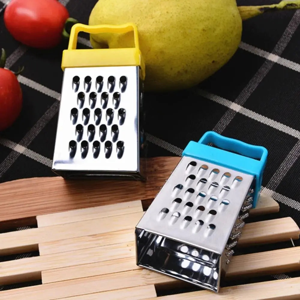 Stainless Steel Mini Peel Cutter Four-Sided Handheld Grater