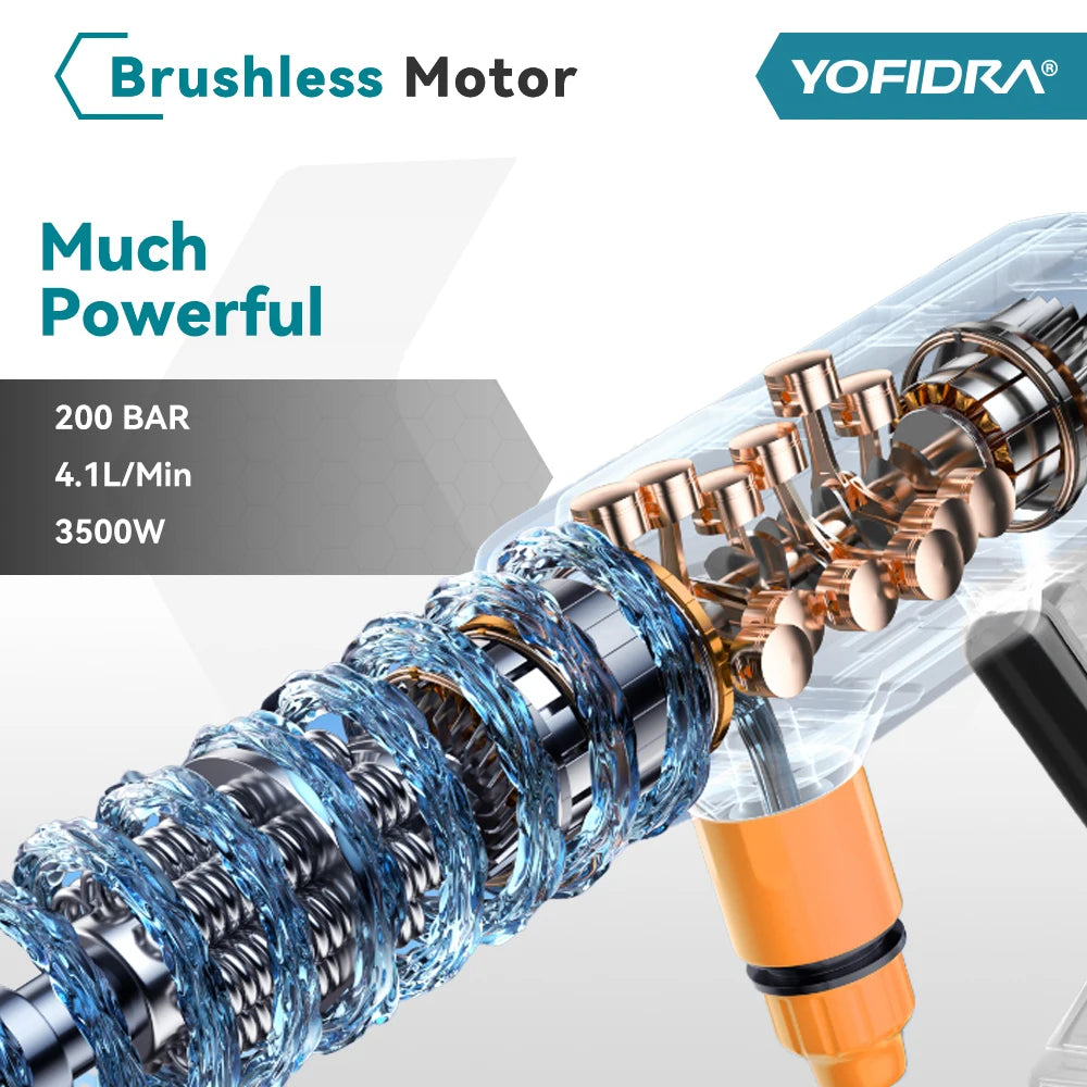 Yofidra 200bar High Pressure Washer Gun In Electric