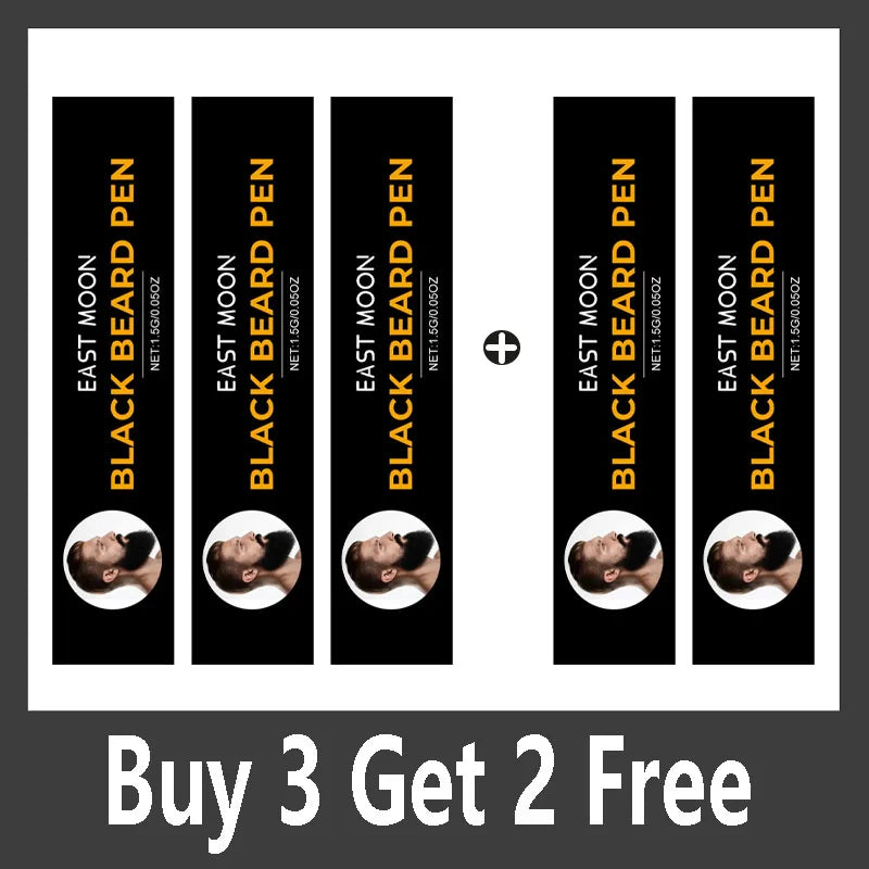 Instant Beard Filler Pen Brush Comb Disposable Waterproof