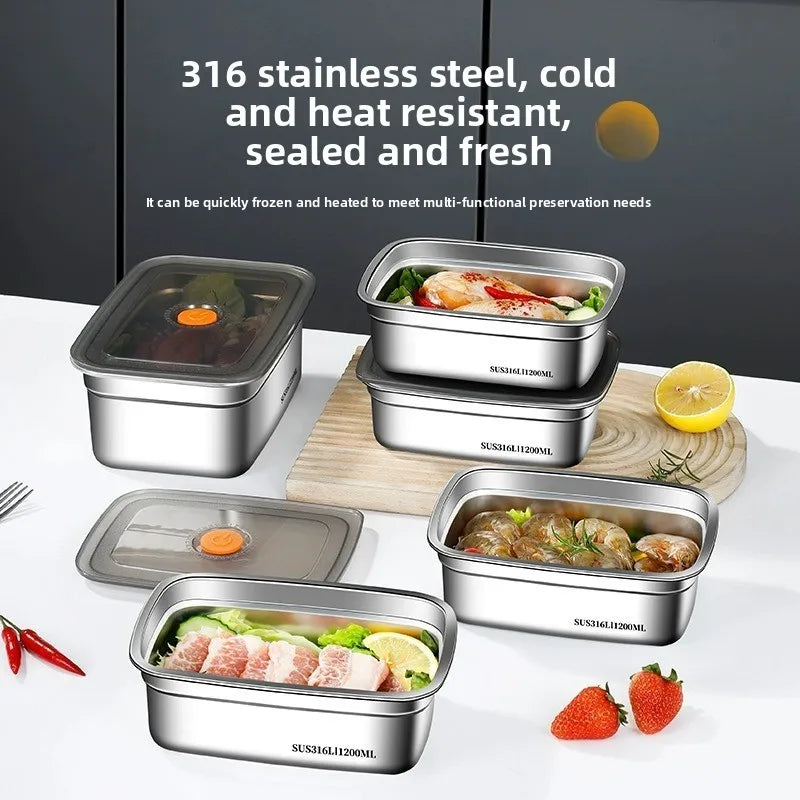 Food Grade 316 Stainless Steel Airtight Container Lid