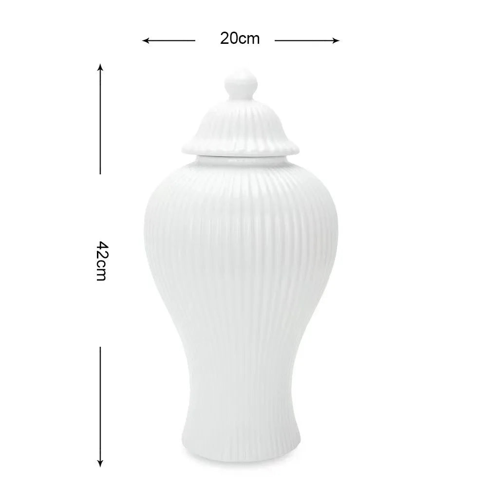 Vase Ceramic Luxury Electroplated General Jar European Ceramic