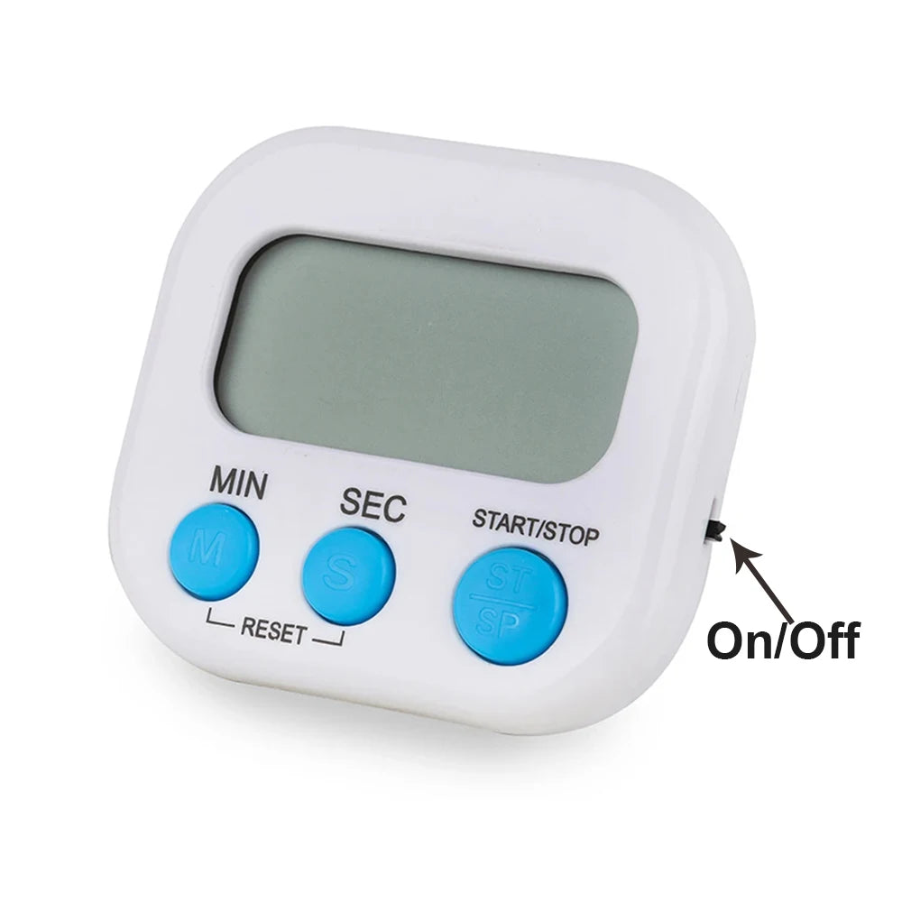 Digital Timer 99 Minutes Cooking Countdown Magnetic Timing