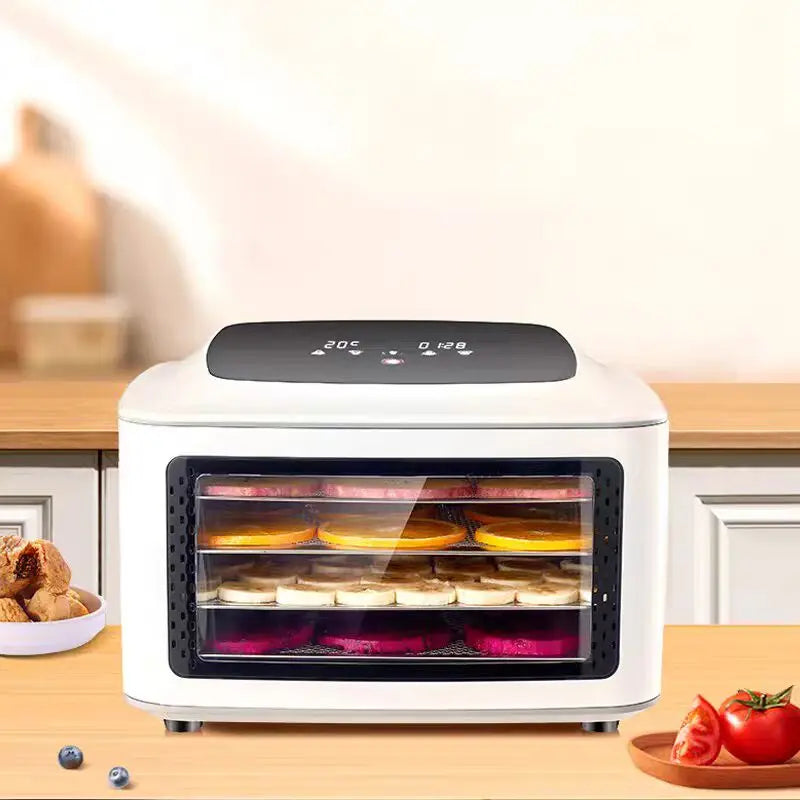 4-Layer Food Dehydrator Machine 400w Stainless Steel Drying