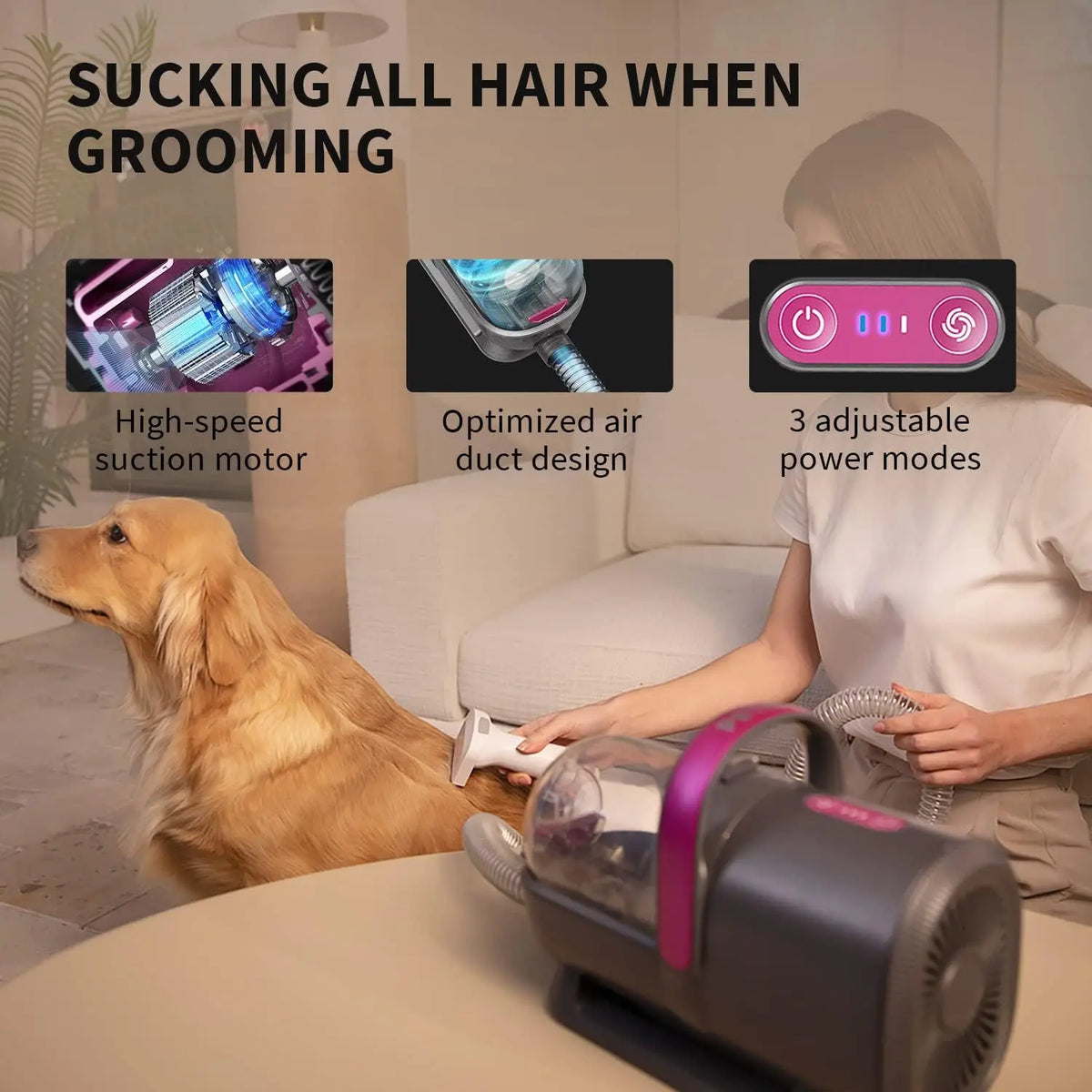 Petkit In Pet Grooming Vacuum Dog Grooming Kit